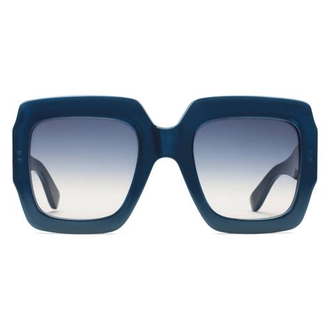 gucci eyeglasses blue|blue gucci sunglasses.